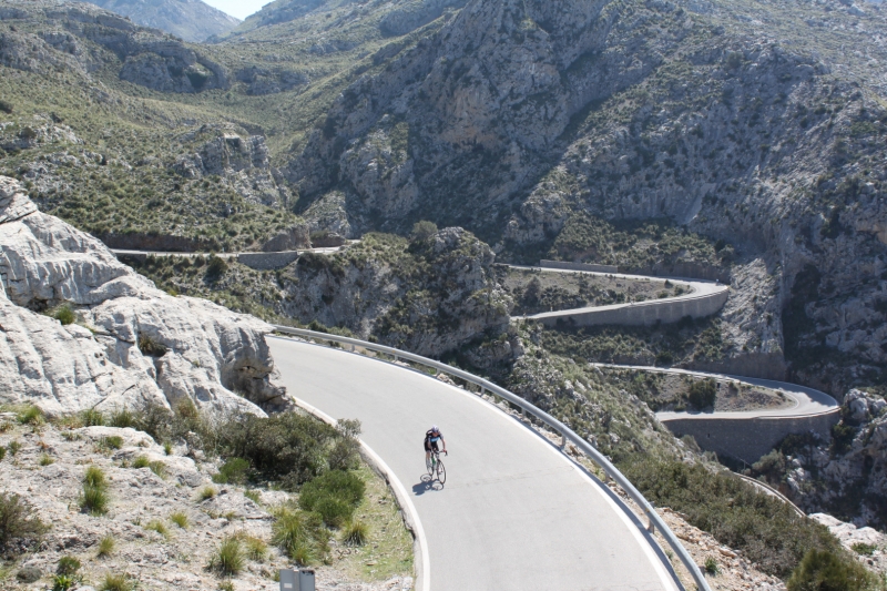 9. Tour (17.4.) Königsetappe: Calobra Pass-Straße